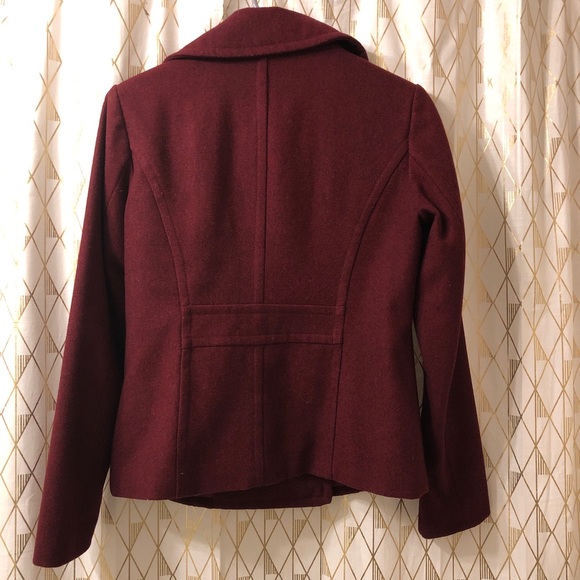Maroon Banana Republic Coat - Picture 2 of 4